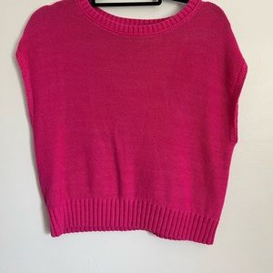 LOFT Knit Pink Vest